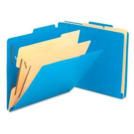 Smead 2-1/2" Expansion Heavy-Duty Poly Classification Folders, Letter, 10/Box