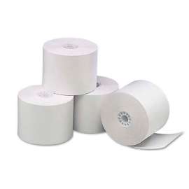 Universal One Single-Ply Thermal Paper Rolls, 2-1/4" x 85 ft, White, 3/Pack