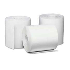 Universal One Single-Ply Thermal Paper Rolls, 3-1/8" x 230 ft, White, 50/Carton