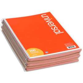 Universal Wirebound Message Books, 3-3/16 x 5 1/2, Two-Part Carbonless, 200-Set Book