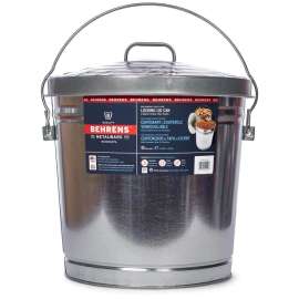 Behrens  - 10 Gal Galvanized Steel Trash Can with Lid