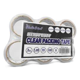 55yds x 2" Clear Packaging Tape, 36 Roll/Case