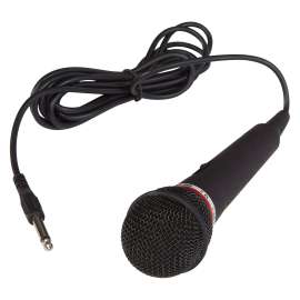 NPS - Oklahoma Sound™ Black Electret Condenser Wired Microphone with 9' Cable