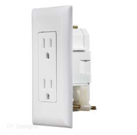 DUAL OUTLET W/COVER-PLATE