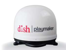 DISH PLAYMAKER DUAL AUTO SAT WHITE