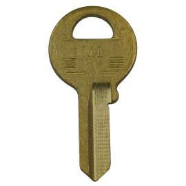 M1 Brass Blank Key, 100/Box