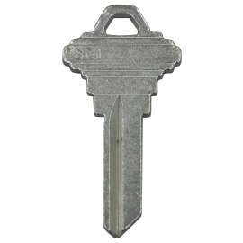 SC1 Brass Nickel Plated Blank Key, 100/Pack