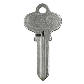 SE1 Brass Nickel Plated Blank Key, 100/Pack