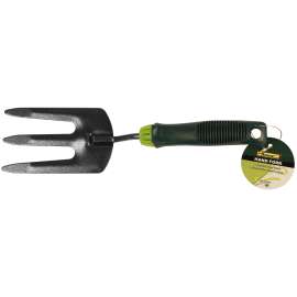 Small Carbon Steel Garden Fork with Plastic Handle