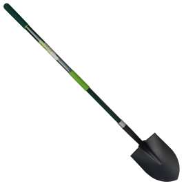 Round Shovel with Fiberglass Long Handle