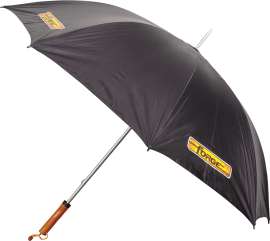 24"Dia Black Golf Umbrella with Forge Logo
