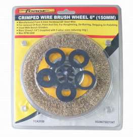 6"Dia x 15mm x 32mm Wire Wheel Brush