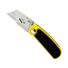Folding Lock Utility Knife with 5 Pieces Spare Blades