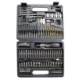 High Speed Steel Power Tools Accessories Kit, 113 Pieces