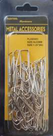 1-1/4"(#4) Pointed Paper Clips, 50/Pack