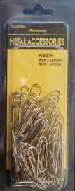 1-1/8"(#3) Silver Metal Paper Clips, 70/Pack