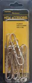 2"(#8) Silver Metal Paper Clips, 18/Pack