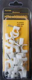 R8 Cable Clip with Steel Nail, 26/Pack