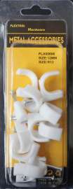 R12 Cable Clip with Steel Nail, 12/Pack