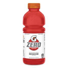 G Zero Sugar Ready-to-Drink Thirst Quencher, 20 oz, Bottle, Fruit Punch