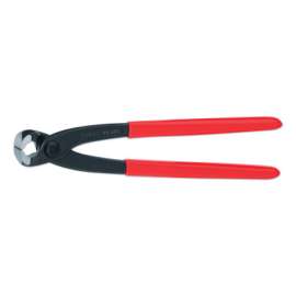 Concretors' Nippers, 10 in, Polished, Plastic Coated Grip