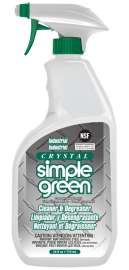 Simple Green 0610001219024 Industrial Cleaner and Degreaser, 24 oz Trigger Bottle, Liquid, Sassafras, Green