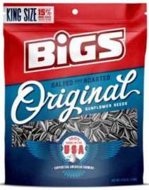 BIGS 500915 Sunflower Seed, 5.35 oz Resealable Bag