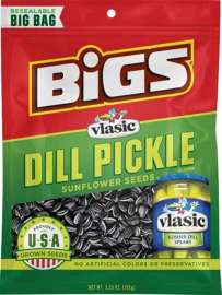 BIGS Vlasic Series 55002 Sunflower Seed, Dill Pickle Flavor, 5.35 oz