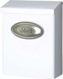 Gibraltar Mailboxes Designer DVKW0000 Mailbox, 440 cu-in Capacity, Galvanized Steel, Powder-Coated