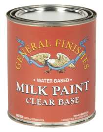 General Finishes QCS Milk Paint, Water, Flat, Clear, 1 qt, Can, 600 sq-ft/gal Coverage Area