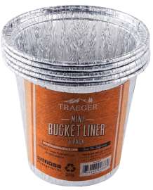 Traeger BAC459 Grease Mini Bucket Liner, Aluminum