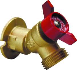 B & K 108-053HN Sillcock Valve, 1/2 x 3/4 in Connection, FPT x Male Hose, 125 psi Pressure, Brass Body