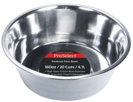 HiLo 56670 Pet Feeding Dish, 5 qt Capacity, Stainless Steel
