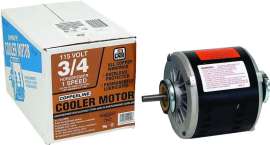 Dial 2205 Evaporative Cooler Motor, 0.75 hp, 115 V, 1/2 in Dia Shaft, 1725 rpm Speed, Ball Bearing