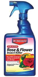 BioAdvanced 502570B Rose and Flower Insect Killer, Liquid, Spray Application, 24 oz