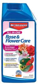 BioAdvanced 701260B Rose and Flower Care, Liquid, Spray Application, 32 oz Bottle