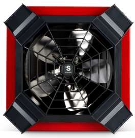 Stelpro Spider SGH4002R Electric Fan Heater, 16.7 A, 208/240 V, 3000, 4000 W, 13,650 Btu, 400 sq-ft Heating Area
