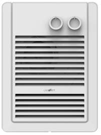 Uniwatt UHF Series UHF1002TTW Heater, 4.2 A, 208/240 V, 750, 1000 W, 3413 Btu, 100 sq-ft Heating Area, 1-Heat Setting