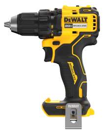 DeWALT DCD793B Cordless Drill Driver, Tool Only, 20 V, 1/2 in Chuck, Keyless Chuck, Includes: (1) Belt Hook