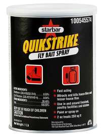 Starbar QUIKSTRIKE Series 100545574 Fly Bait Spray, Granular, Fish-Like, 1 lb Can