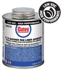 Oatey 308122V Bonding Adhesive, 16 oz Can, Liquid, Green