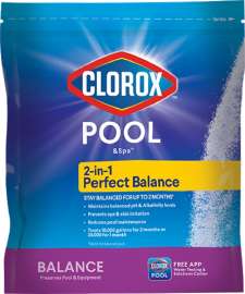 Clorox Pool & Spa 12308CLX 2-in-1 Perfect Balance Chemical, 8 lb