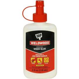 WELDWOOD 7079800496 Multi-Purpose Glue, Yellow, 4 fl-oz Bottle
