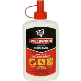 WELDWOOD 7079800497 Multi-Purpose Glue, Yellow, 8 fl-oz Bottle