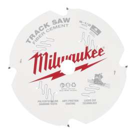 Milwaukee 48-40-0670 Track Saw Blade, 6-1/2 in Dia, 20 mm Arbor, 4-Teeth, Tungsten Carbide Cutting Edge