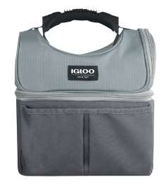 IGLOO 66170 Gripper Cooler Bag, 3.375 qt Capacity, Polyethylene, Castlerock, Strap Closure