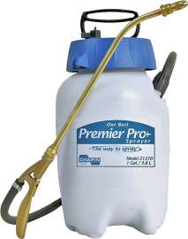 CHAPIN Premier Pro XP 21210XP Handheld Sprayer, 1 gal Tank, Poly Tank, 42 in L Hose, White