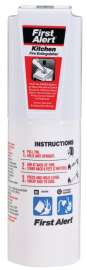 FIRST ALERT KITCHEN5 Fire Extinguisher, 1.4 lb Capacity, Sodium Bicarbonate, 5-B:C Class, Wall Mounting