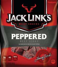 Jack Link's 10000007614 Beef Jerky, Peppered Flavor, 2.85 oz