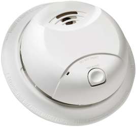 FIRST ALERT 0827B Smoke Alarm, 3 V, Ionization Sensor, 85 dB, White